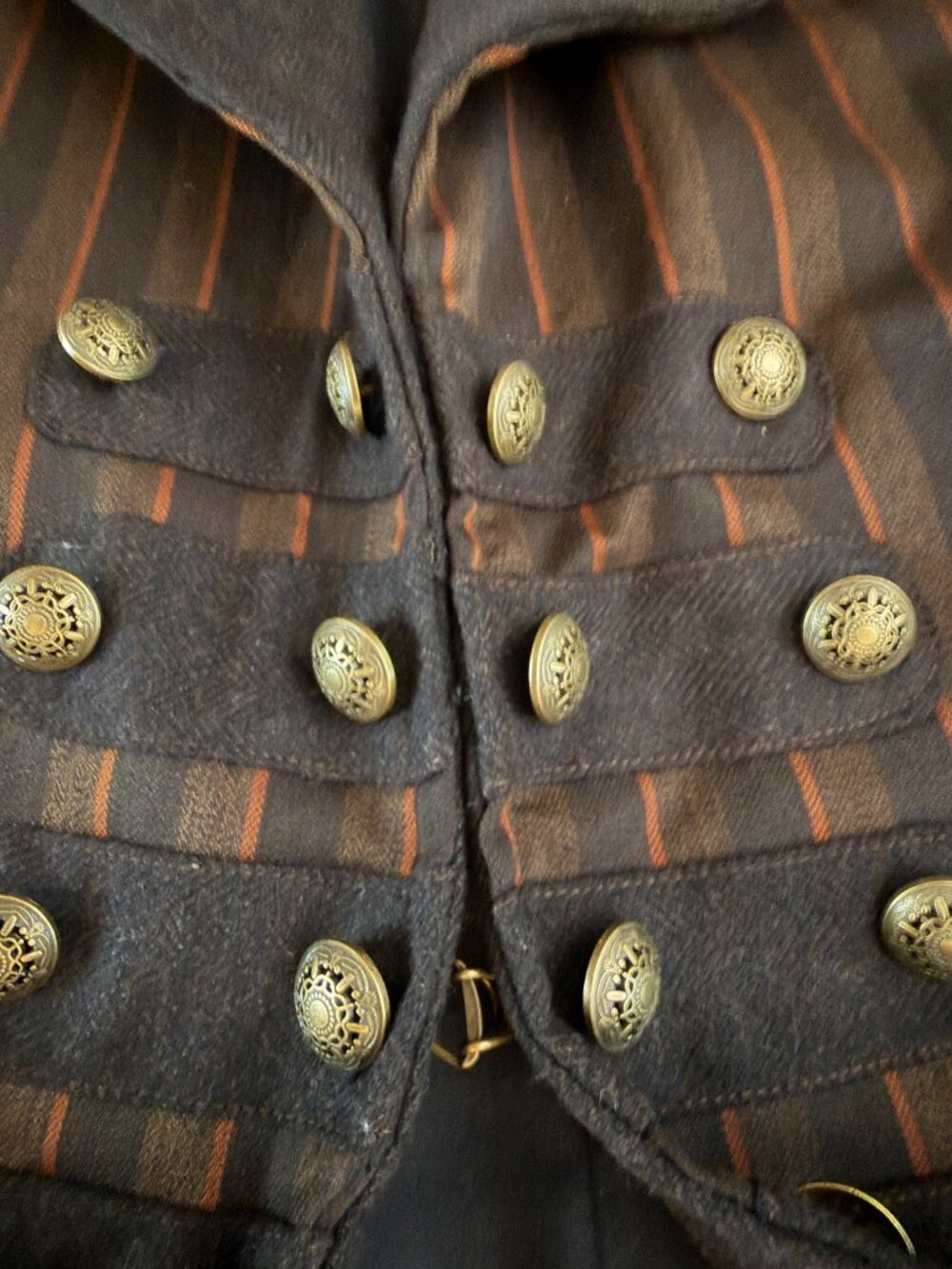 Steampunk Coat, Hat, & Glasses or Willy Wonka Spirit Halloween Costume Adult XL - Picture 4 of 15